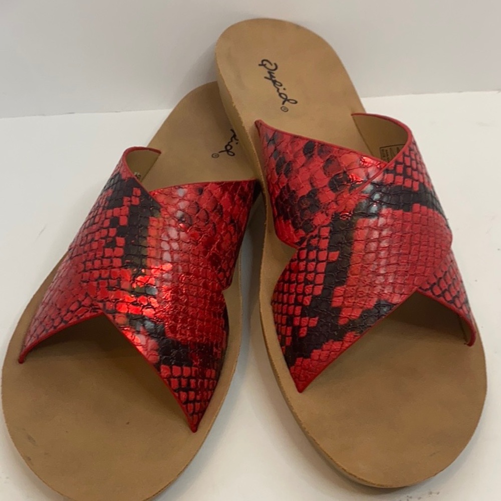 Gorgeous Red Snake Sandal